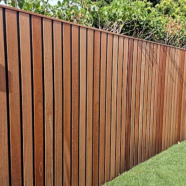 Outbuilding and fence - Turnhout (BE) Garden fences Jatoba 0